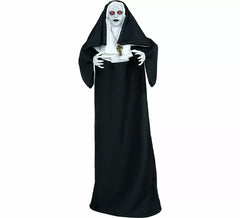 Gruselige Nonne mit Licht, Ton und Bewegung 150 cm