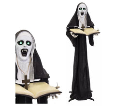 Gruselige Nonne mit Licht 50x20x165 cm