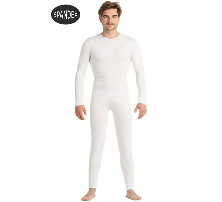 Translation missing: de.Mono interior de spandex Blanco para hombre