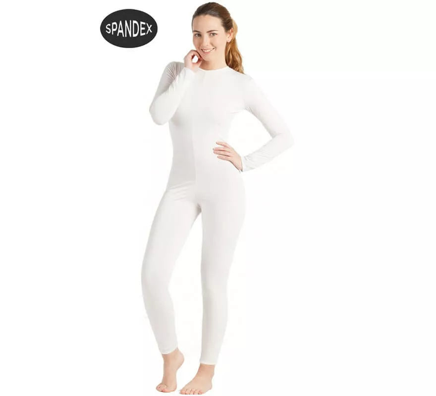 Translation missing: de.Mono interior de spandex Blanco para mujer