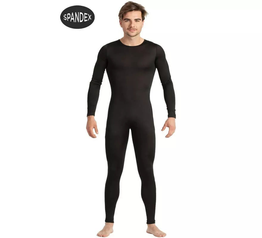 Translation missing: de.Mono interior de spandex Negro para hombre