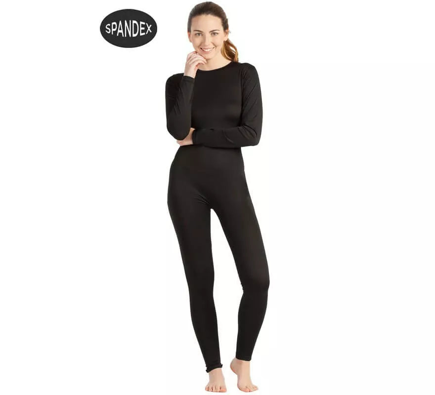 Translation missing: de.Mono interior de spandex Negro para mujer
