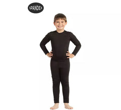 Schwarzer Spandexoverall für Kinder