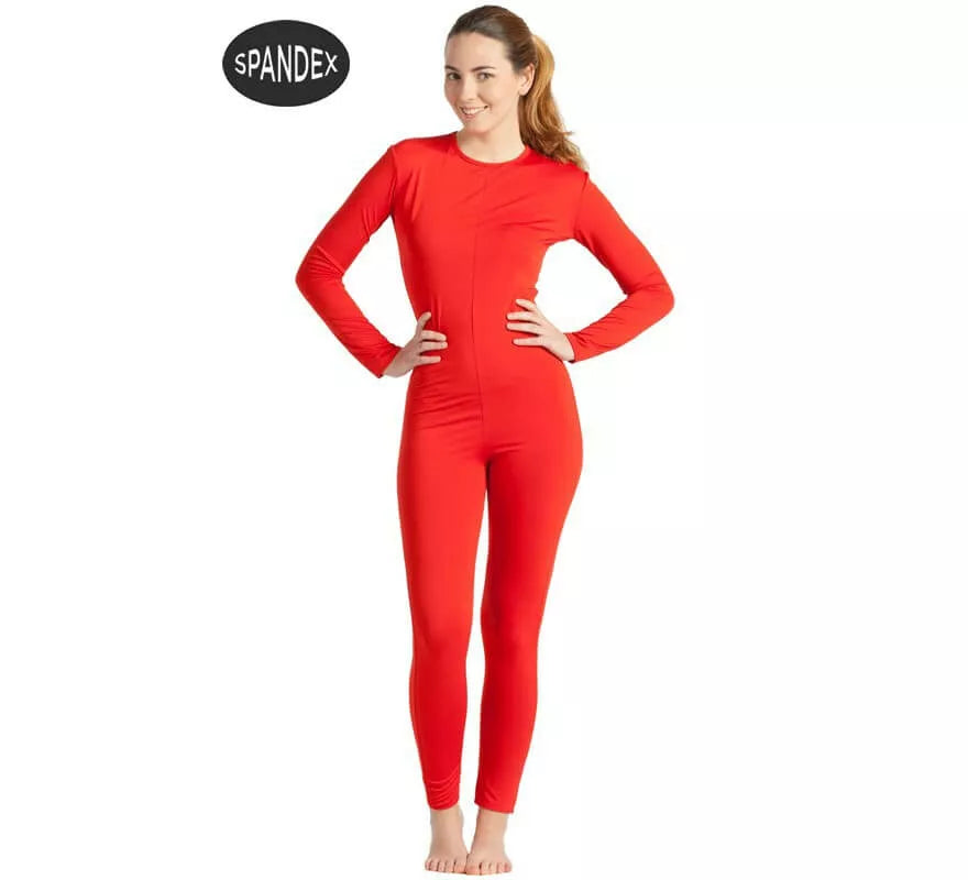 Translation missing: de.Mono interior de spandex Rojo para mujer
