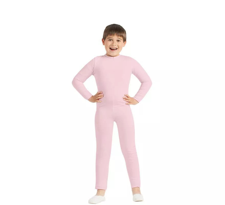 Translation missing: de.Mono o Maillot de Color Rosa Spandex para Niños