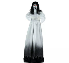 180cm bewegliche Sound-Licht-Zombie-Frau