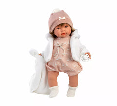 42 cm große Carla Llorona-Puppe mit Decke und Outfit