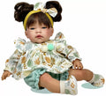 Muñeca Celia Floral verde menta de 45 cm