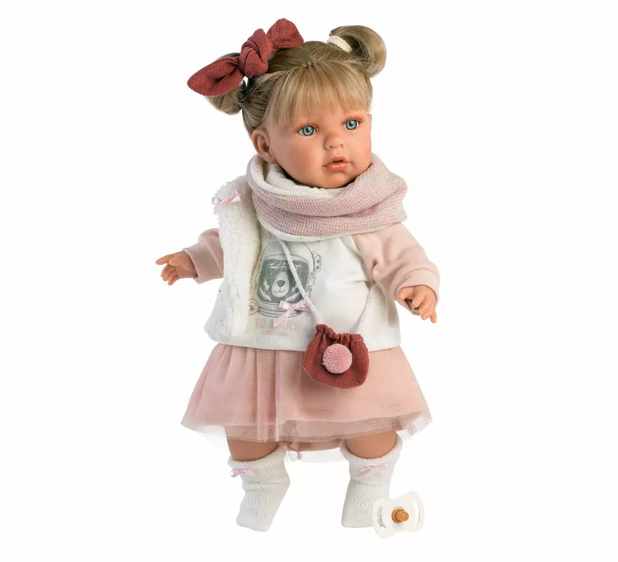 Translation missing: de.Muñeca Julia Llorona de 42 cm con Falda de Tul y Accesorios