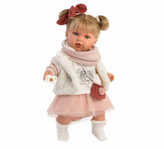 42 cm große Julia-Llorona-Puppe mit Tüllrock und Zubehör