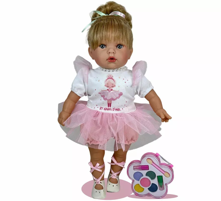 Translation missing: de.Muñeca Little Tita Bailarina rosa con Maquillaje de 40 cm