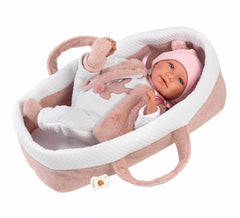42 cm große weinende Mimi-Puppe mit Tragetasche