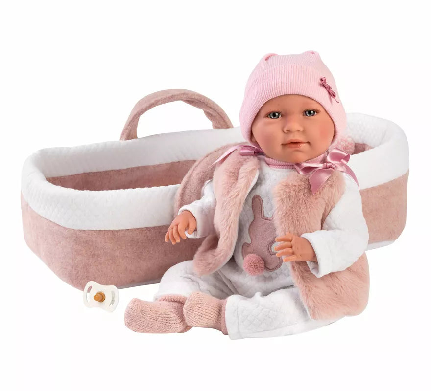 Translation missing: de.Muñeca Mimi Llorona de 42 cm con Capazo