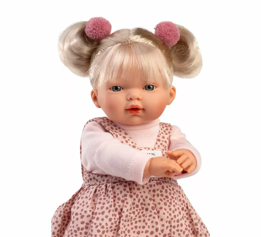 Translation missing: de.Muñeca Roberta Llorona de 33 cm con Peto y Chupete