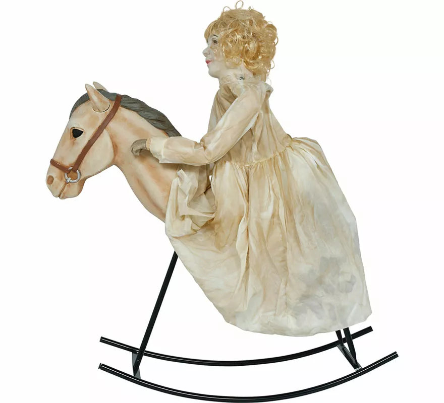 Translation missing: de.Muñeca Terrorífica a Caballito con Luz, Sonido y Movimiento de 100 cm
