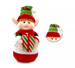 30 cm Samt-Rotelf-Puppe