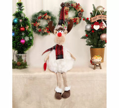 Weihnachtsschafpuppe mit sitzendem Herz, 27 cm