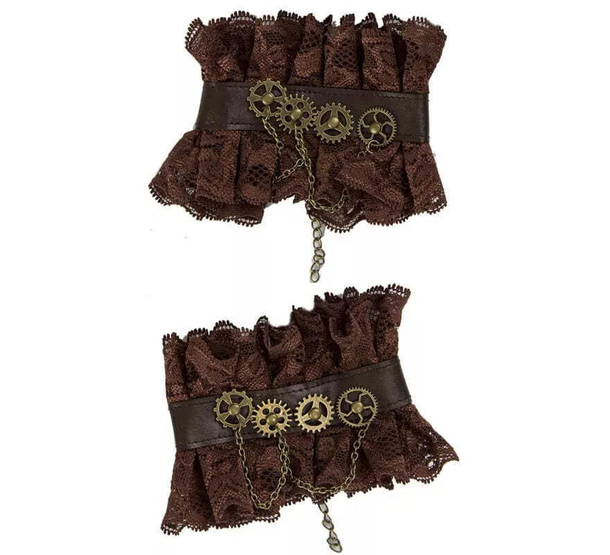 Translation missing: de.Muñequeras Marrones Steampunk