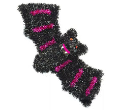 Lametta-Fledermaus 46x16 cm