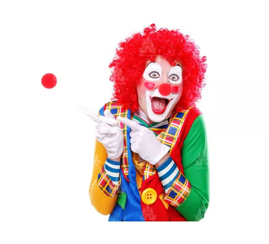 Nariz de Payaso de foam roja