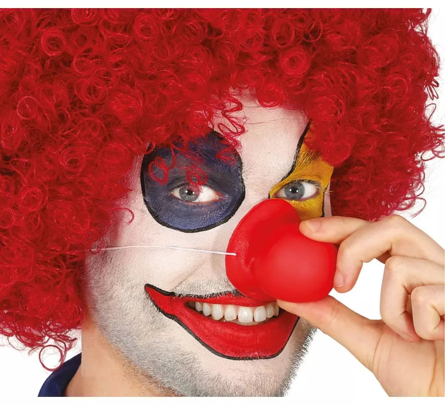 Translation missing: de.Nariz de Payaso roja de Látex con sonido