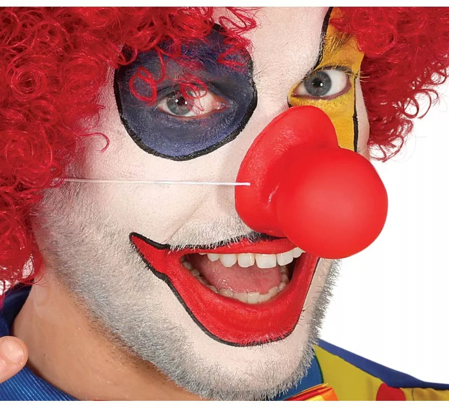 Translation missing: de.Nariz de Payaso roja de Látex con sonido