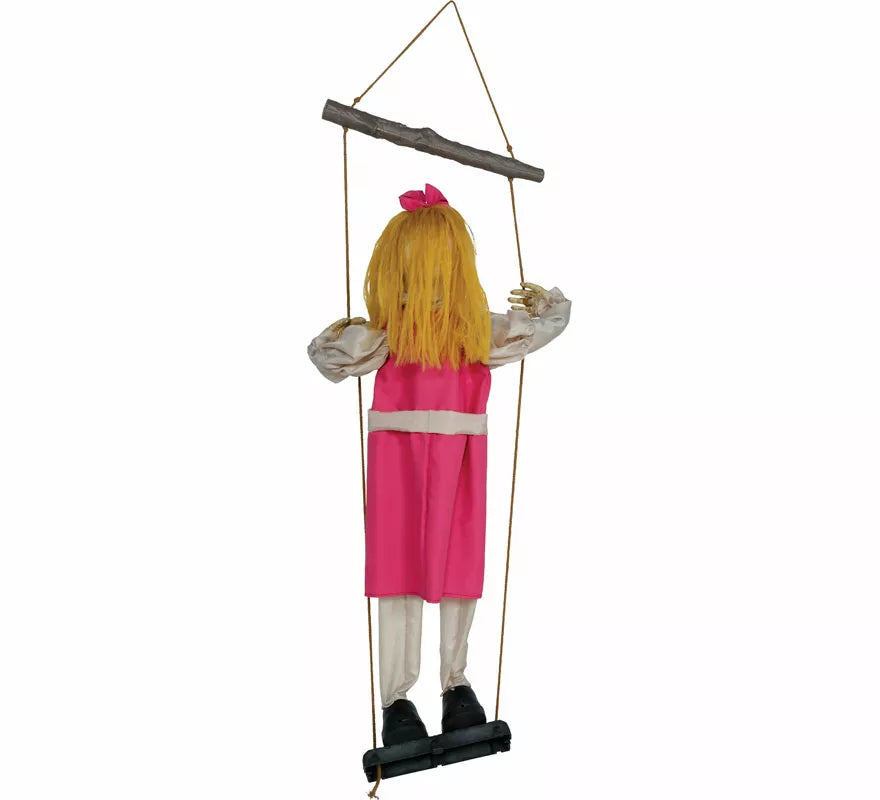 Translation missing: de.Niña en Columpio con Luz Sonido y Movimiento de 105 cm