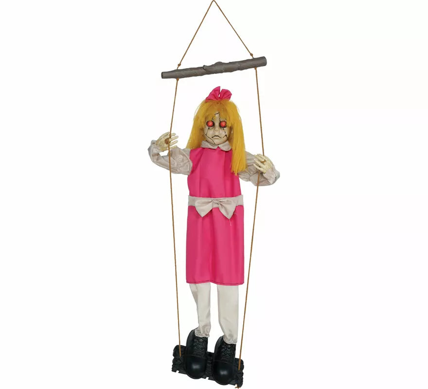 Translation missing: de.Niña en Columpio con Luz Sonido y Movimiento de 105 cm