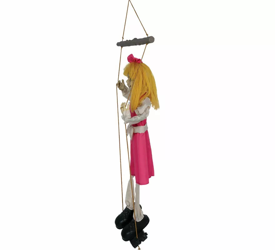 Translation missing: de.Niña en Columpio con Luz Sonido y Movimiento de 105 cm