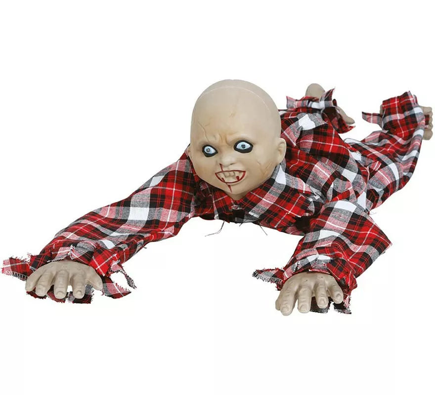 Translation missing: de.Niño Zombie Arrastrándose con Luz, Sonido y Movimiento 90 cm