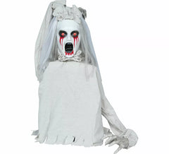 Zombie-Brautschreck mit Licht, Ton und Bewegung 70 cm