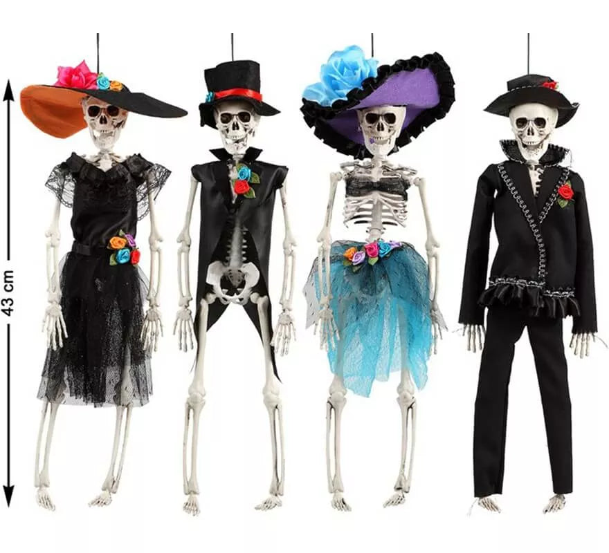 Translation missing: de.Novio y Novia Cadáver colgante en 4 modelos surtidos 43 cm