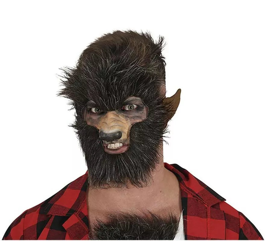 Translation missing: de.Orejas de Hombre Lobo marrones de látex
