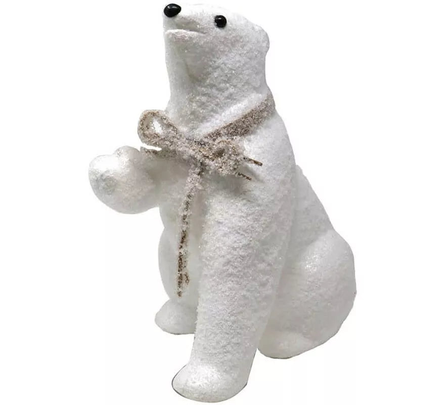 Translation missing: de.Oso Blanco decorativo de 30 cm
