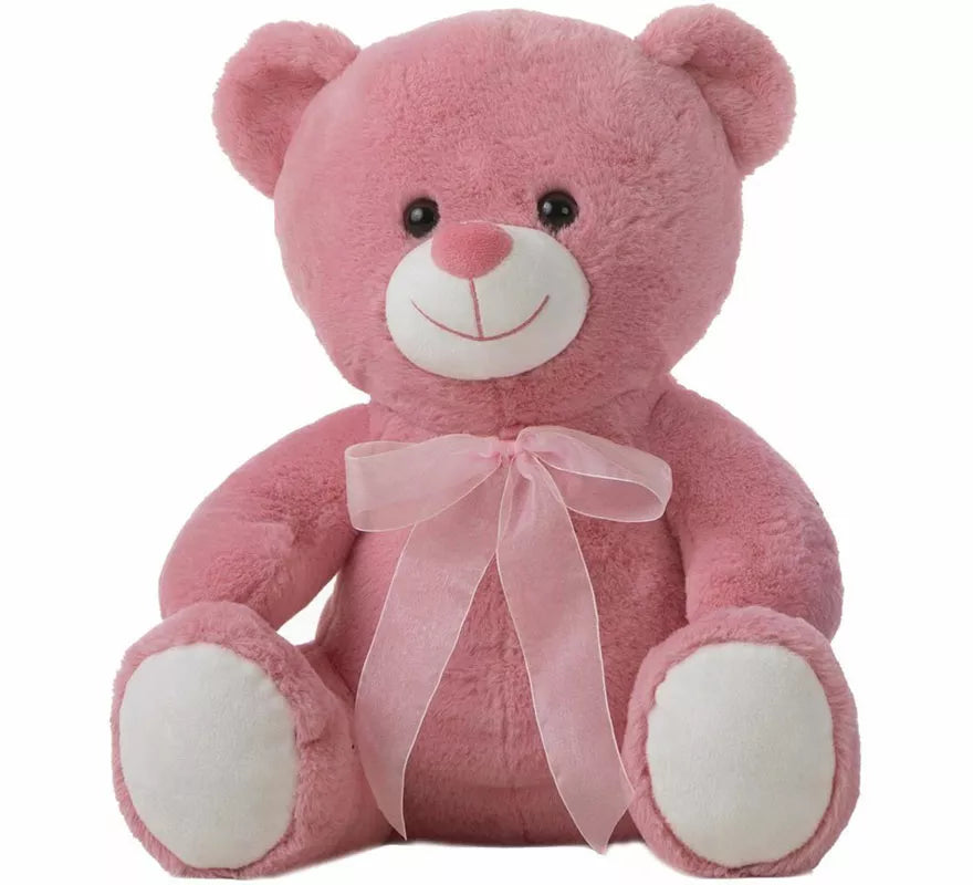 Translation missing: de.Oso de Peluche rosa con Lazo en varios tamaños