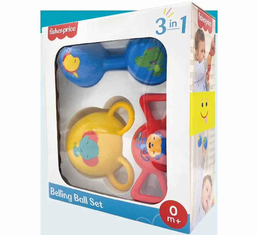 Translation missing: de.Pack 3 Pelotas Sonajeros Fisher-Price