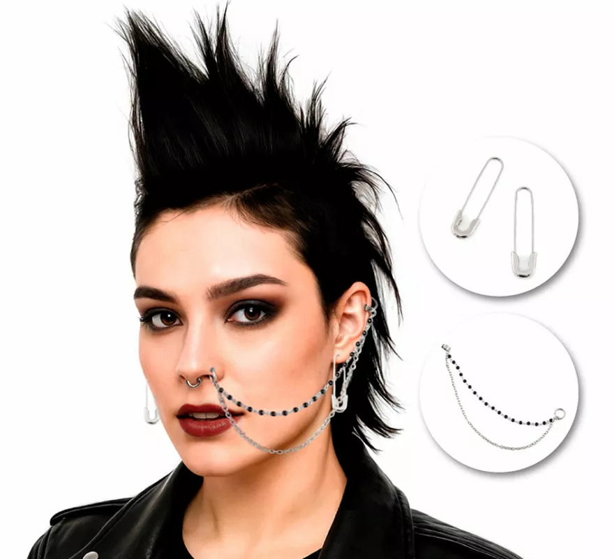 Pack 3 Pendientes Punky