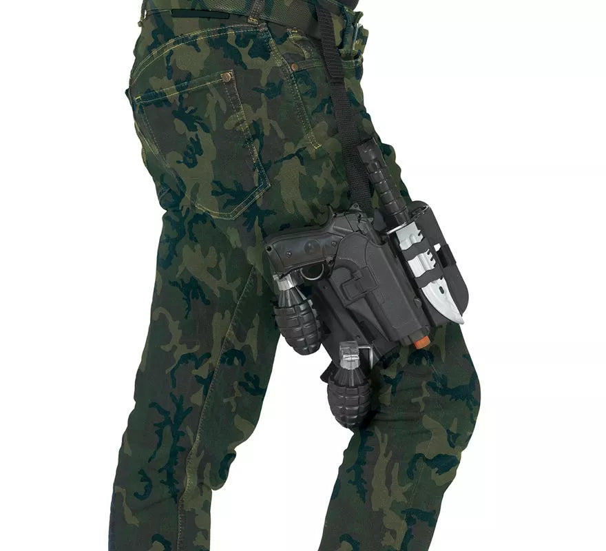 Pack 5 Accesorios Armas Policía de Plástico de Juguete