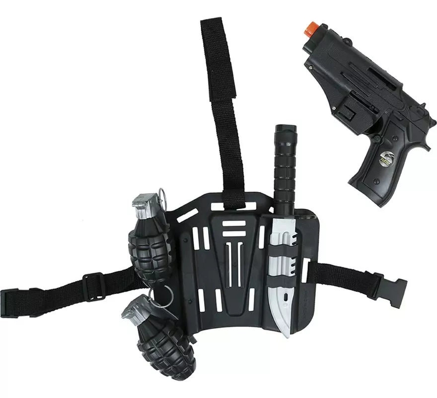 Translation missing: de.Pack 5 Accesorios Armas Policía de Plástico de Juguete