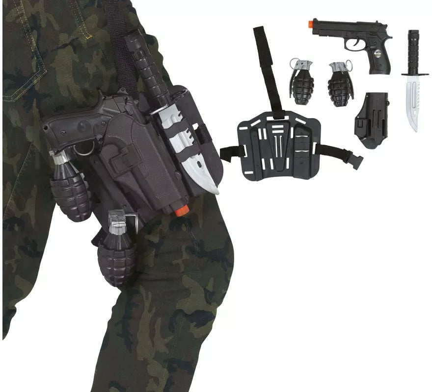 Translation missing: de.Pack 5 Accesorios Armas Policía de Plástico de Juguete