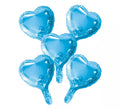 Pack 5 Globos de Foil Corazón Azul Bebé de 23 cm