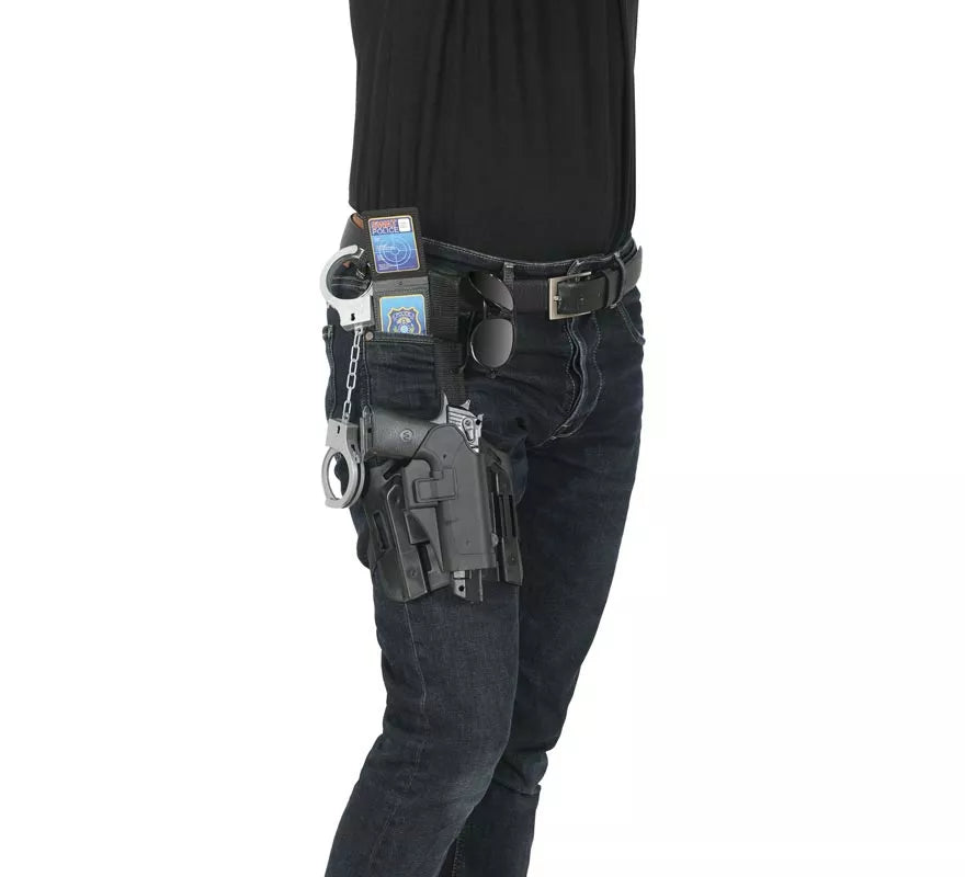 Pack 6 Accesorios Armas Policía de Plástico de Juguete