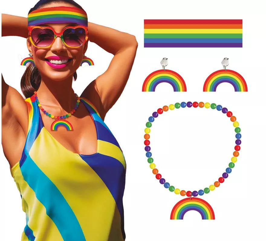 Translation missing: de.Pack Accesorios LGTB: Cinta, Pendientes y Collar