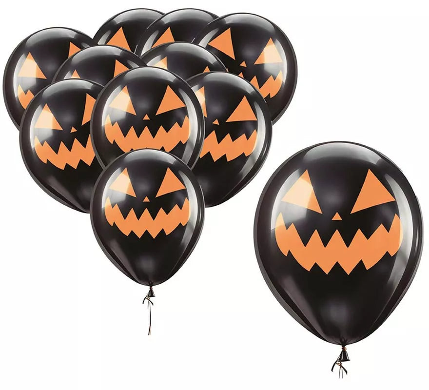 Translation missing: de.Pack de 10 Globos Calabaza de 30 cm