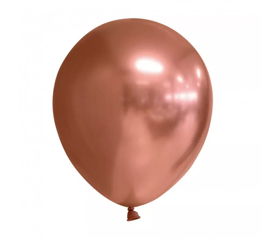 Translation missing: de.Pack de 10 Globos Cromados Redondo Color Cobre de 30 cm