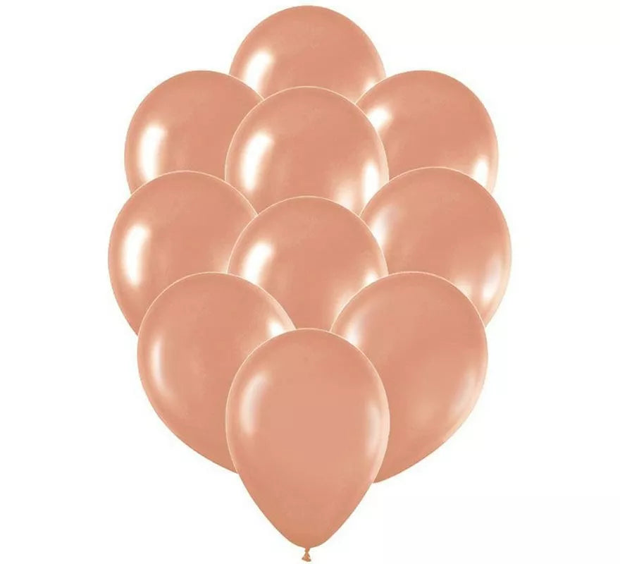 Translation missing: de.Pack de 10 Globos de Látex color rosa vintage de 25 cm