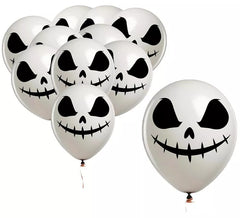 Packung mit 10 30 cm großen Geisterballons