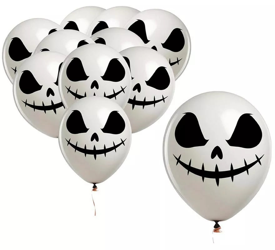 Translation missing: de.Pack de 10 Globos Fantasma de 30 cm