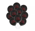 Pack de 10 Globos Happy Halloween de 30cm