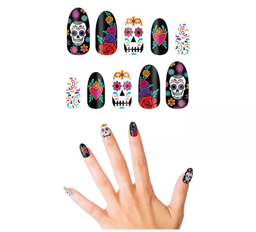Translation missing: de.Pack de 10 Uñas Catrina con pegamento